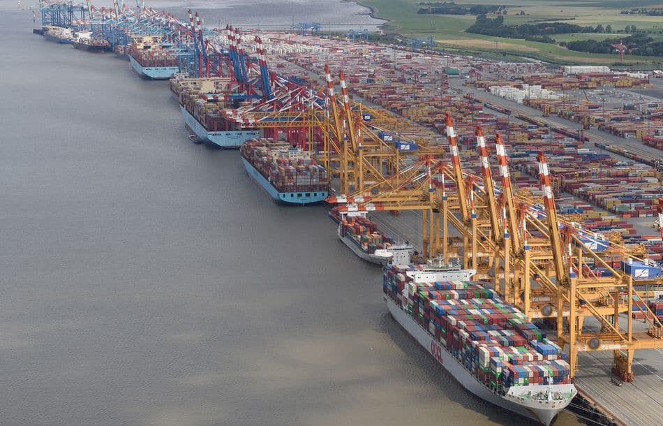 Container Terminal Bremerhaven4.7.22 Foto Scheer